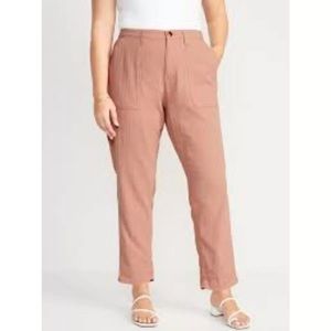 Old Navy High-Waisted Slouchy Cropped Tapered Workwear Pants for Women